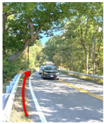 Current trail section from Peninsula Trail handout