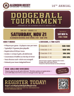 2026 Dodgeball flyer