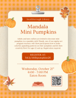 Mandela pumpkins flyer