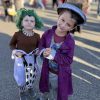 Willie Wonka inspired siblings picked out their own costume theme perfect for a day all about the candy! (photo by Beth Melo)